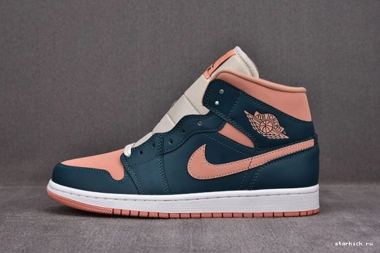 BQ6472-308  Dark Mid 1 BQ6472-308 Jordan (W) Green Teal 0721